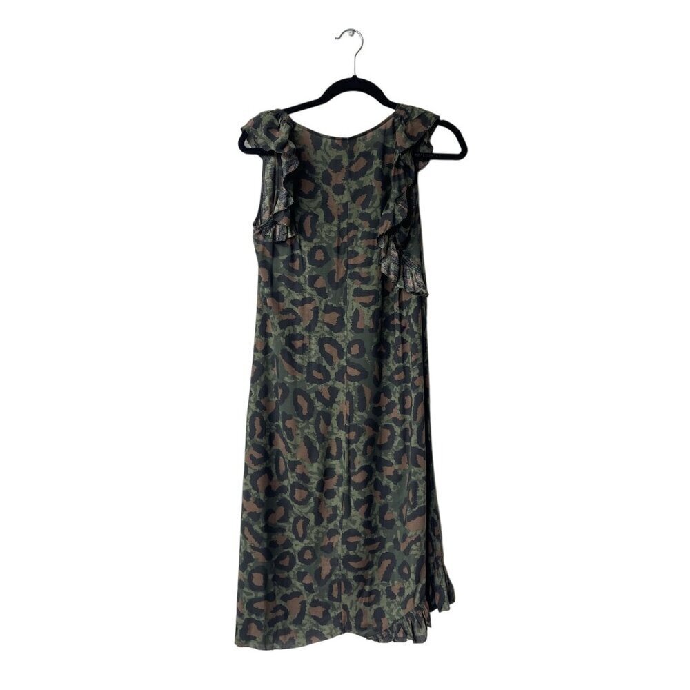 Zadig and Voltaire Y2K Slip Dress Maxi Paris Rebelle‎ Leo XS Leopard Print - Picture 6 of 11